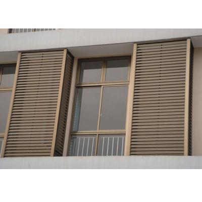 aluminum alloy rain proof louver thickening external protective cover for air conditioner
